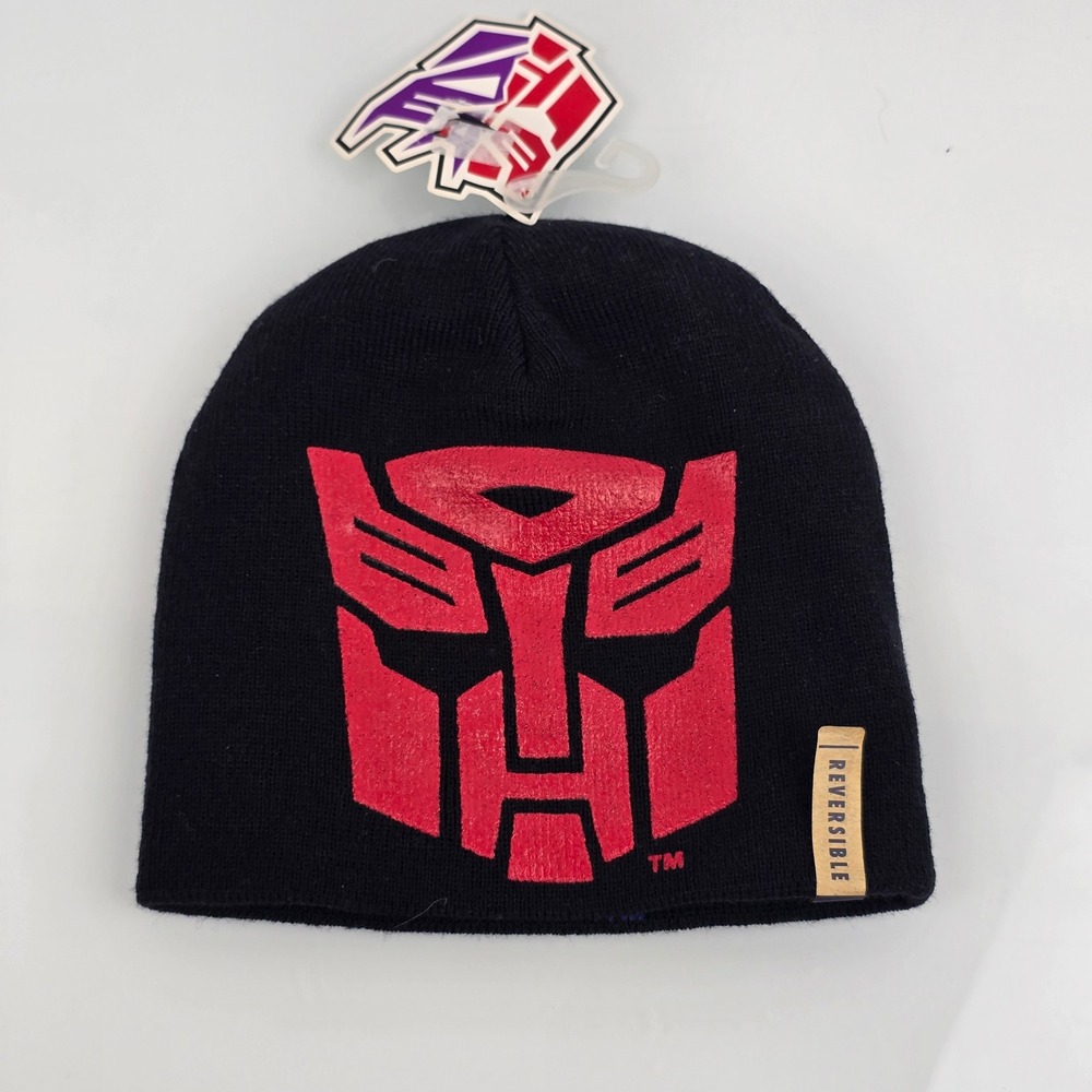Jesse pinkman transformers reversible Deceptikon autobot decepticon beanie hat